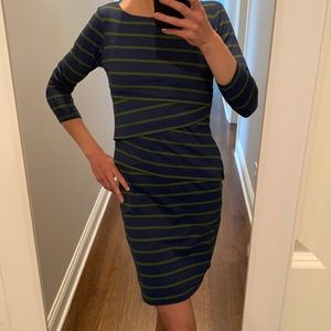 J.McLaughlin Fitted Boatneck Dress